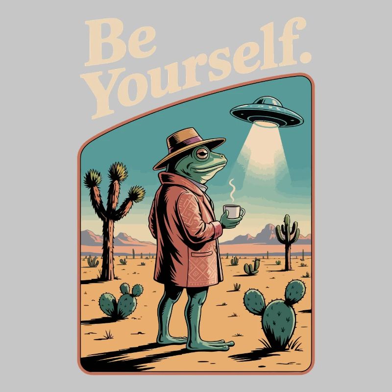 Be Yourself Cool Toad 
