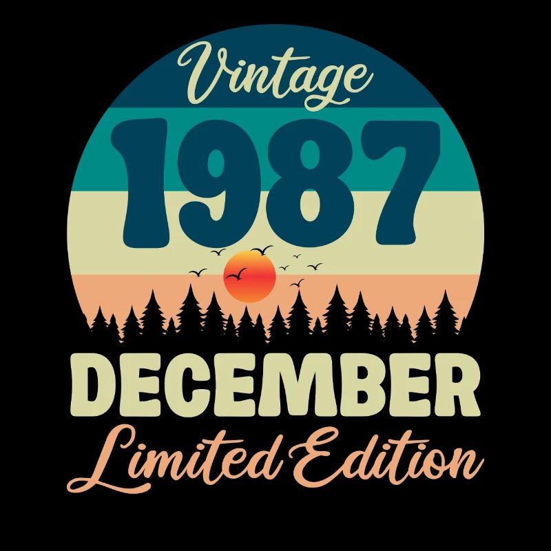 Anniversaire Décembre 1987 Cadeau D'anniversaire 