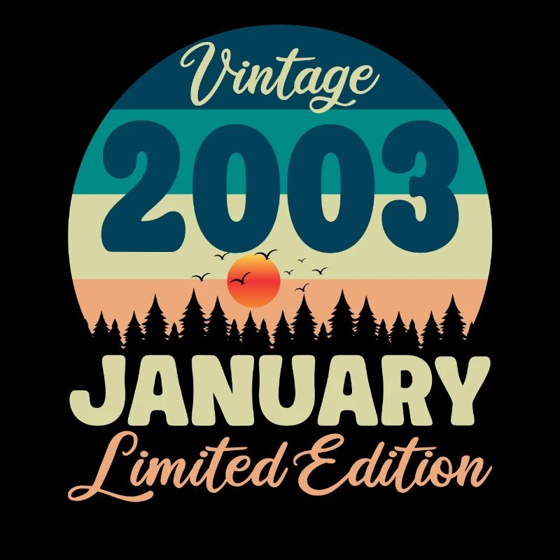 Anniversaire Janvier 2003 Cadeau Vintage Limited