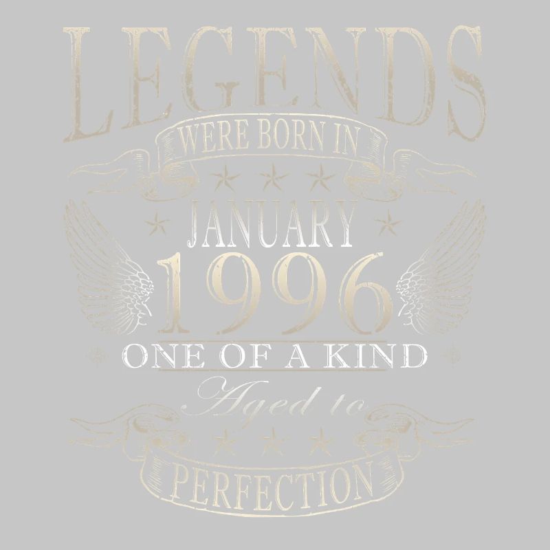 Januar 1996 Vintage-Retro-Geburtstagsgeschenk
