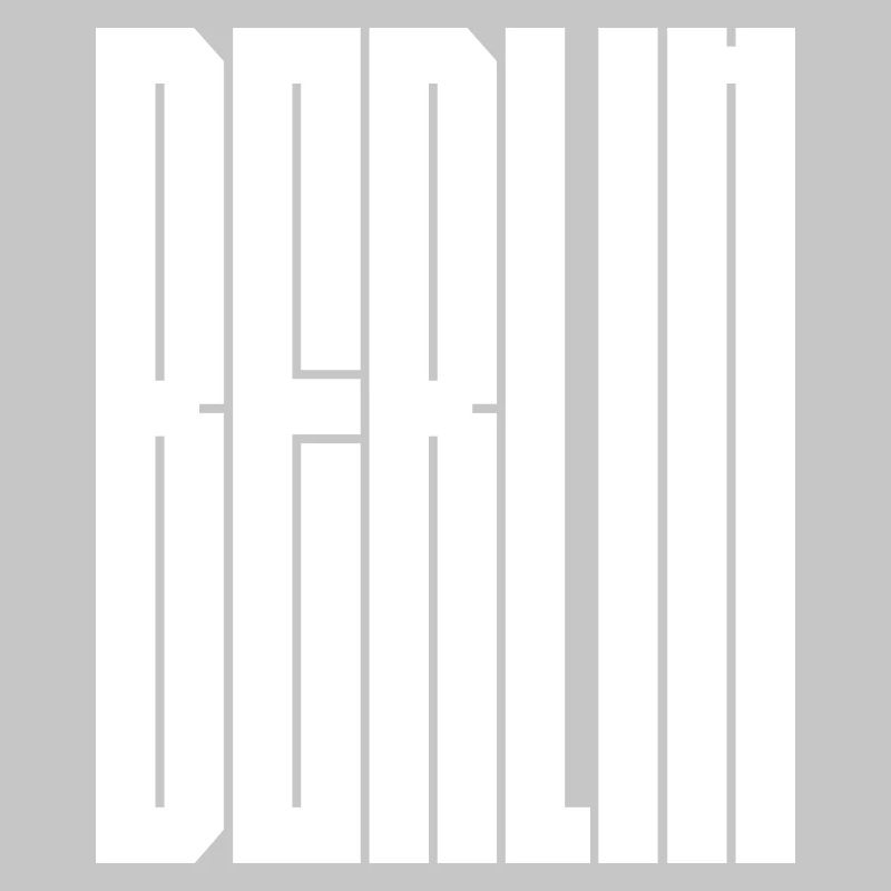 Berlin city typographic design