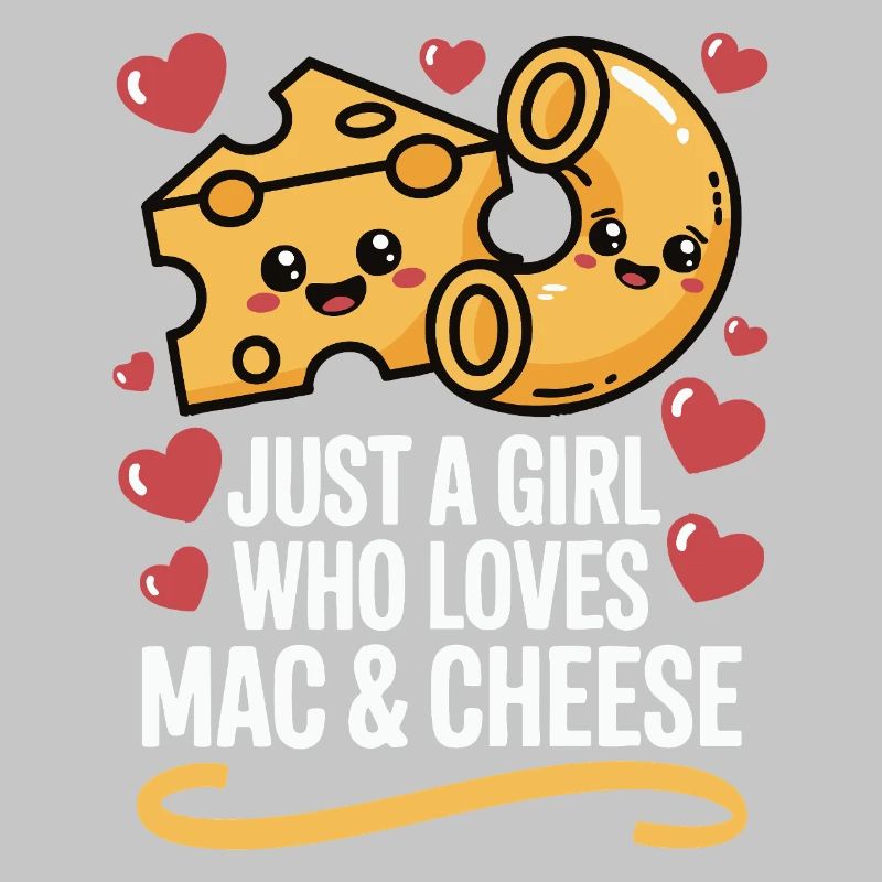 Mac & Cheese Lover - Kawaii Design