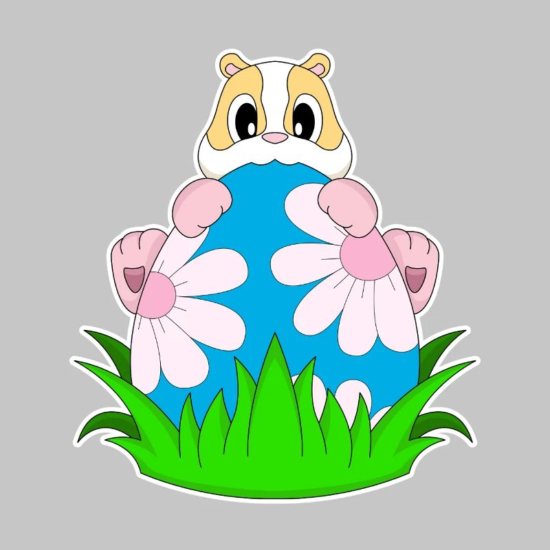 Hamster Easter Easter Egg