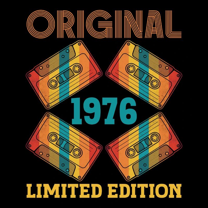 Original 50e Anniversaire 50 ans 1976 Cadeau Tee