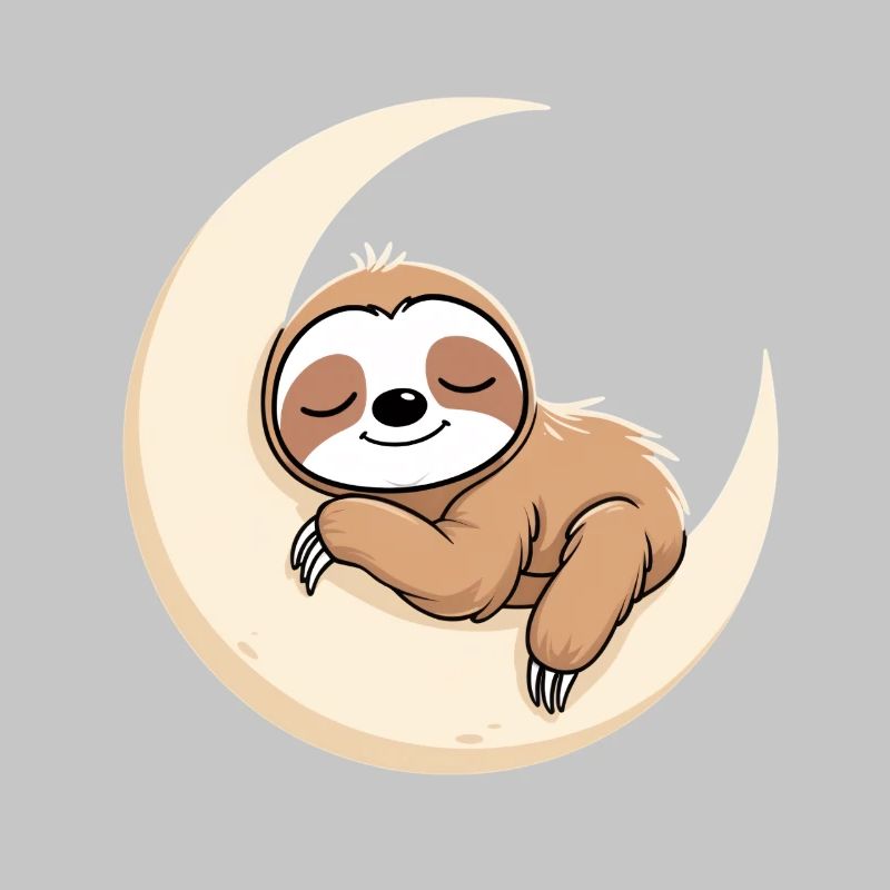 Moon Sleep Sloth