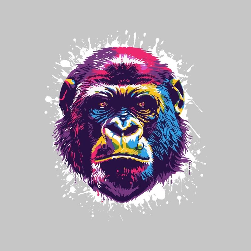 Gorilla Pop Art Monkey Monkey