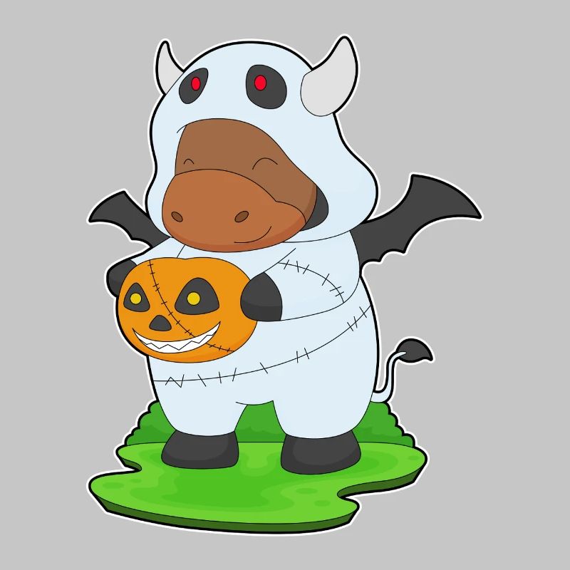 Stier Halloween Geist