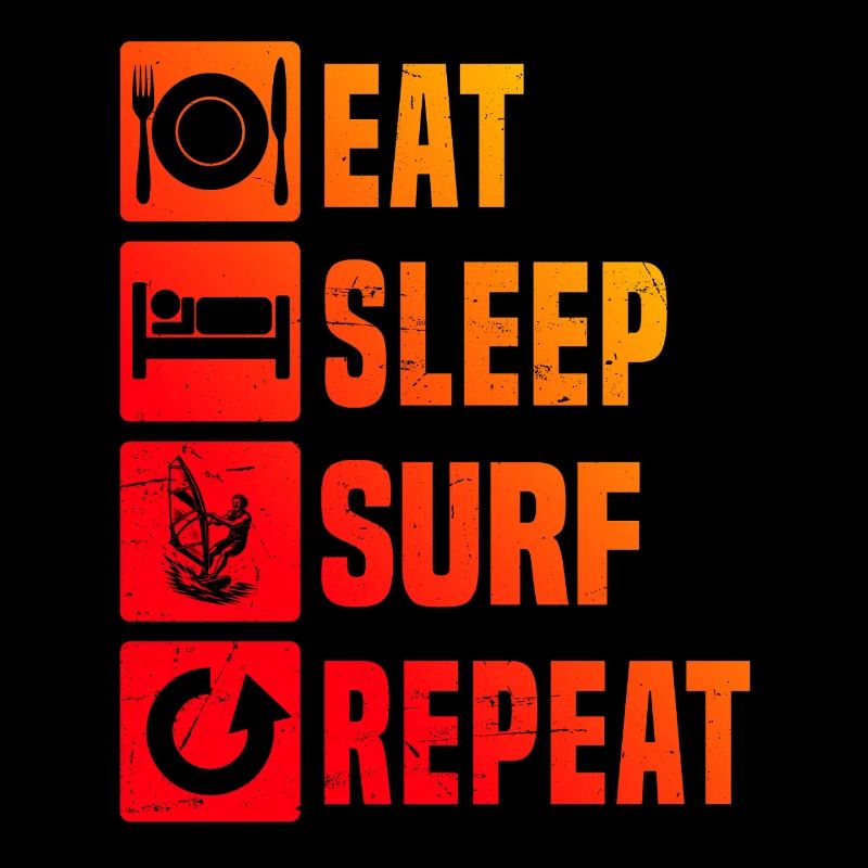 Windsurfing artwork for your outfit