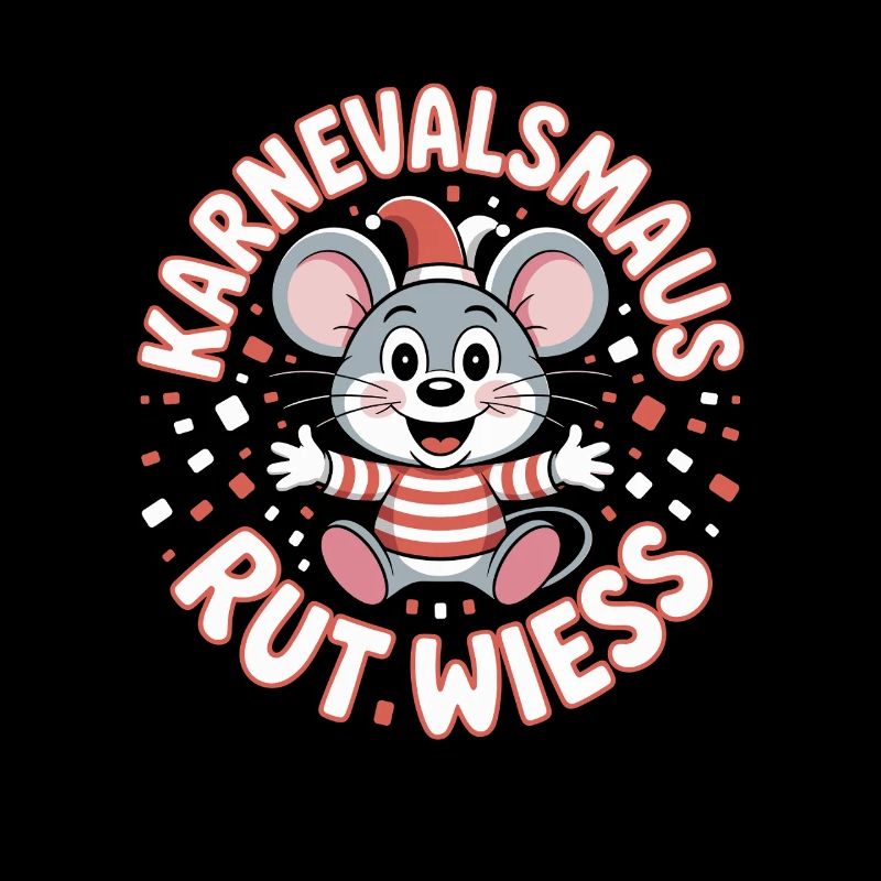 Karnevalsmaus Rut Wiess Köln Kölner Karneval Maus