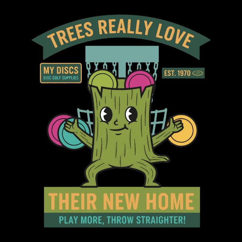Trees Really Love Their New Home Funny Disc Golf