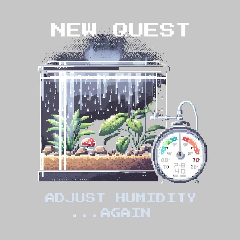 New Quest: Control Humidity | Terrarium