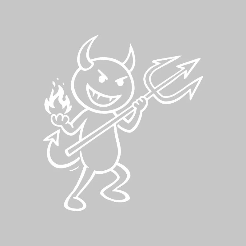 Devilish Flames - Devil with Flames