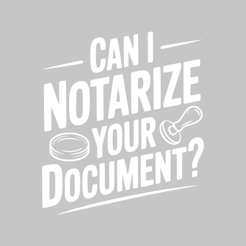 Can I Notarize Your Document?
