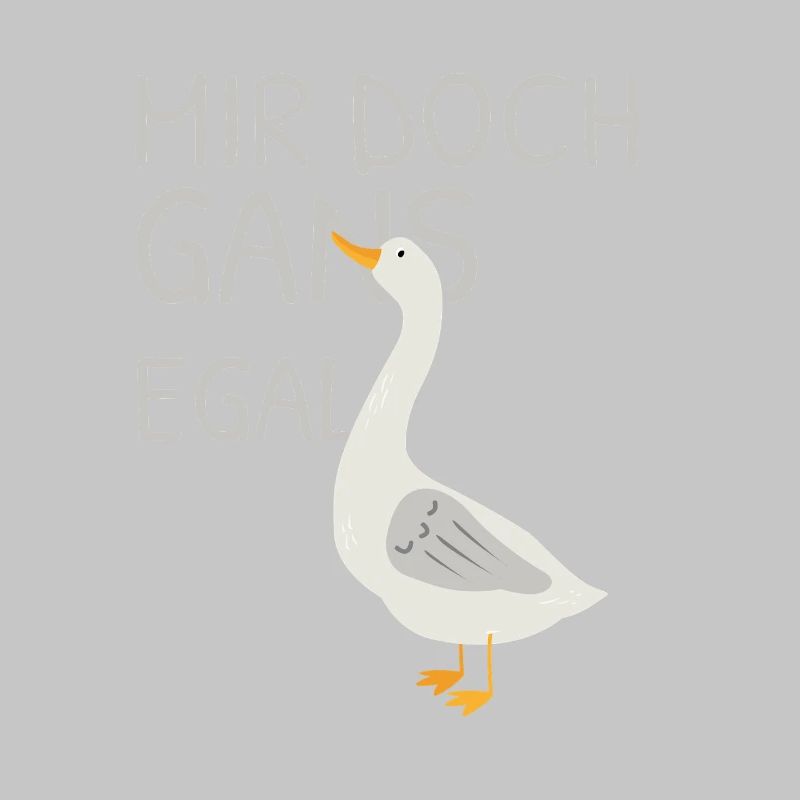 I don't care – pun with goose