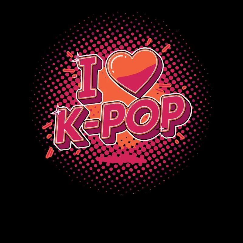 J’adore la musique coréenne K-pop, anime mignon, la pop coréenne