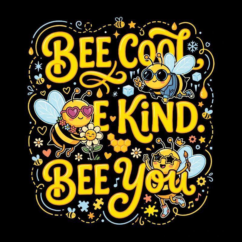 Bee Cool Sois gentil Bee tu conçois