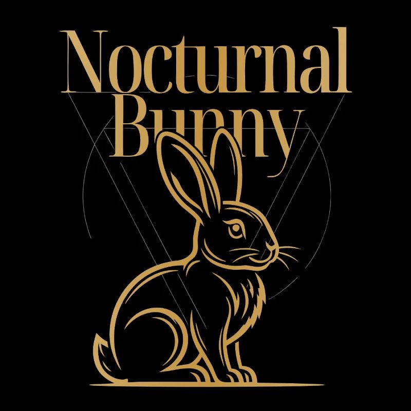 Conception du Lapin de Pâques nocturne du Lapin de Pâques nocturne