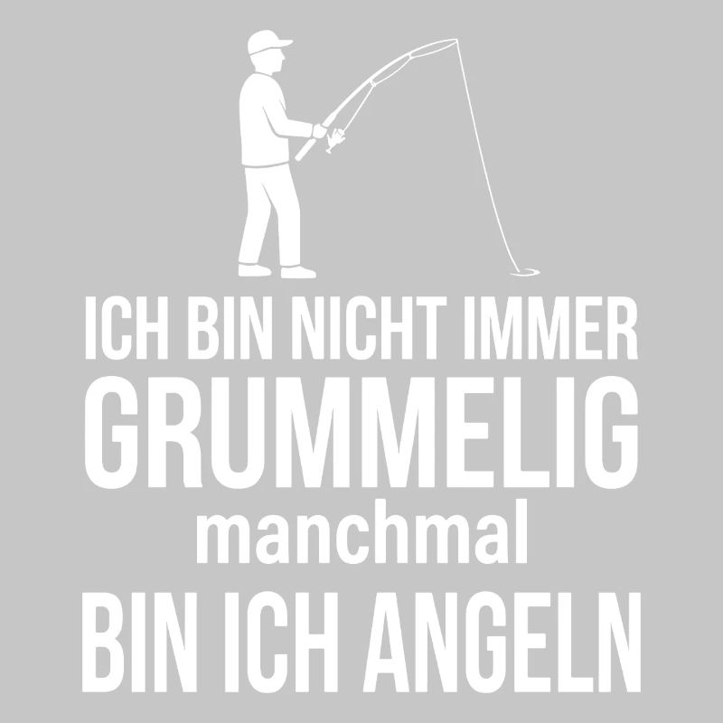 Not always grumpy, sometimes fishing
