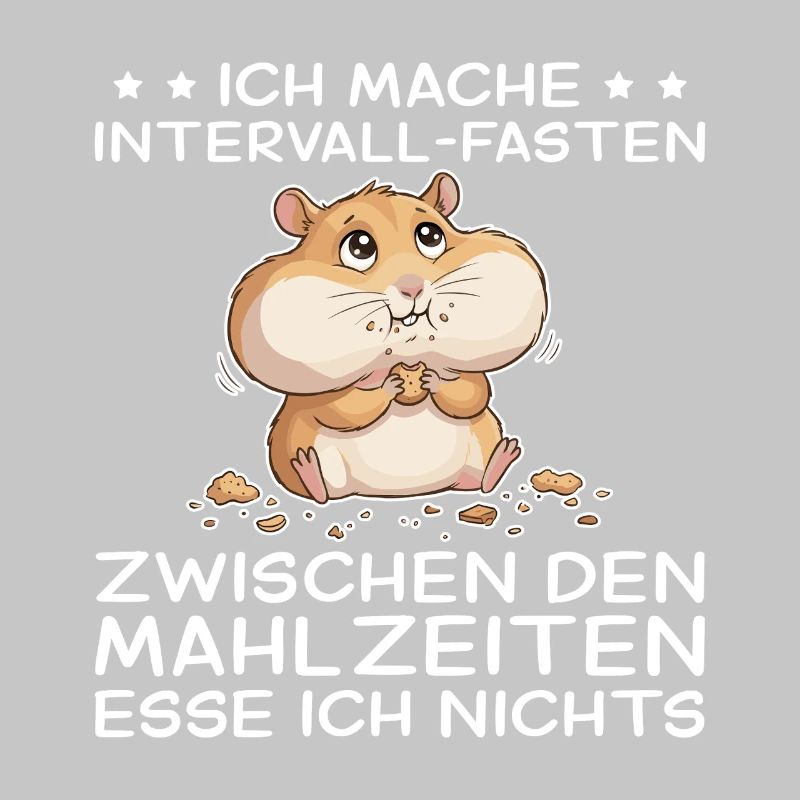 Funny hamster: intermittent fasting between snacks