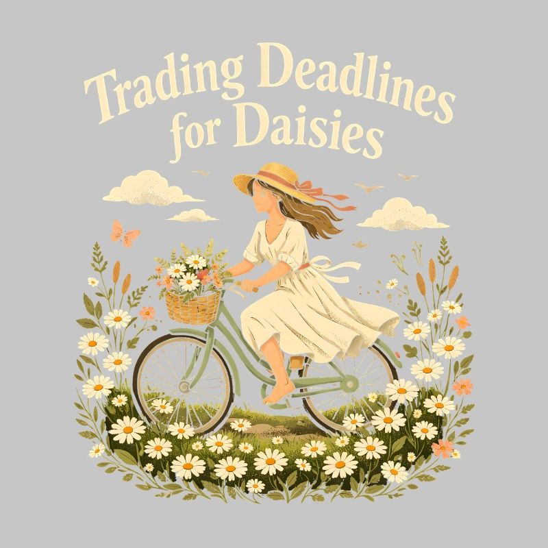 Deadlines against daisies | Cottagecore