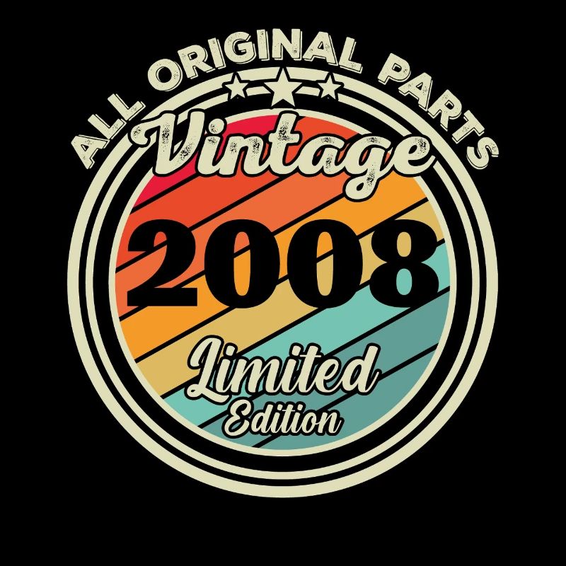 2008 Vintage Retro Birthday Gift