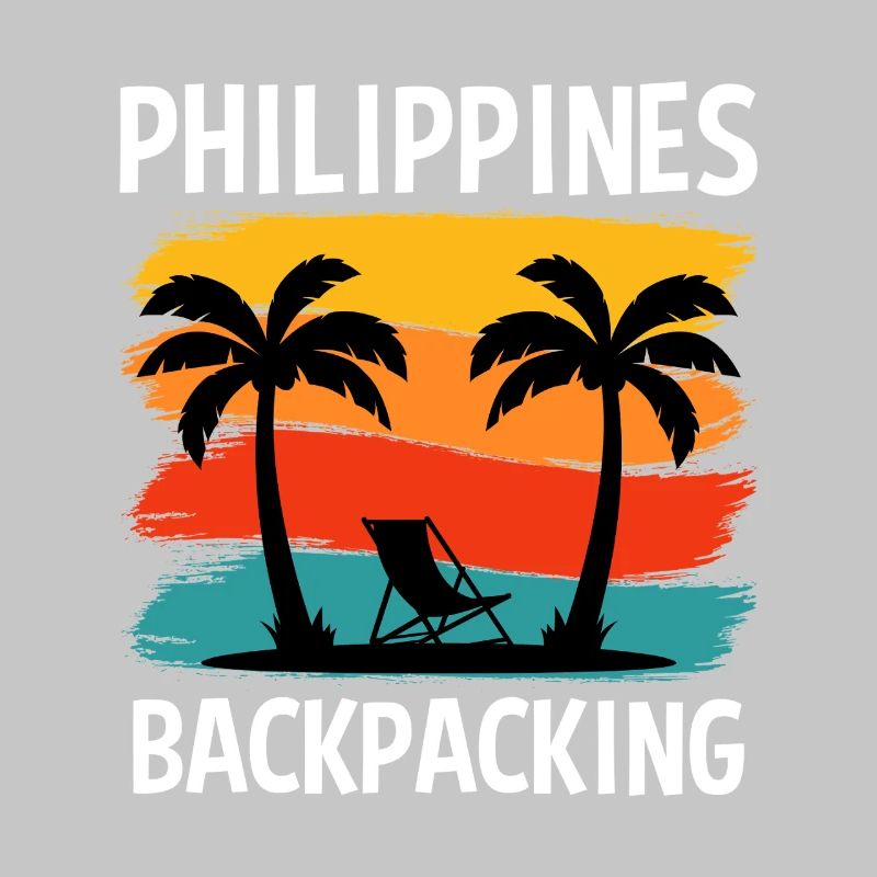 Philippines Backpacking Sunset Design