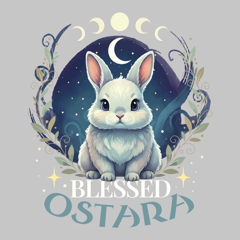 Happy Easter Ostara Rabbit