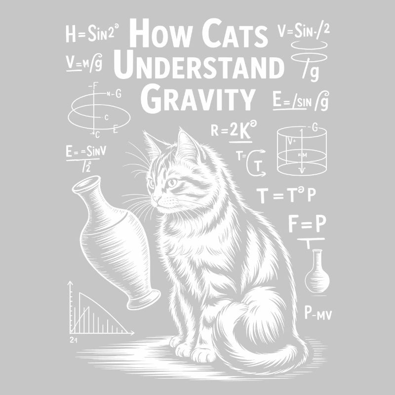 Dictions de chats de physique Blague de maths Cadeau de physique