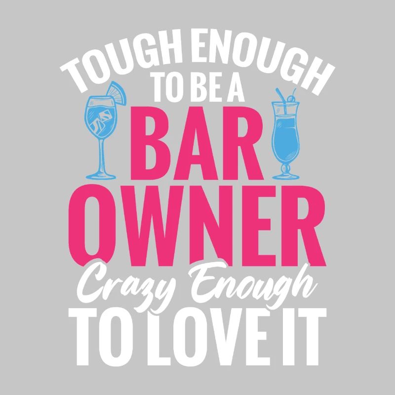  Bar Owner Bartending Cocktail Glasses Barmaid