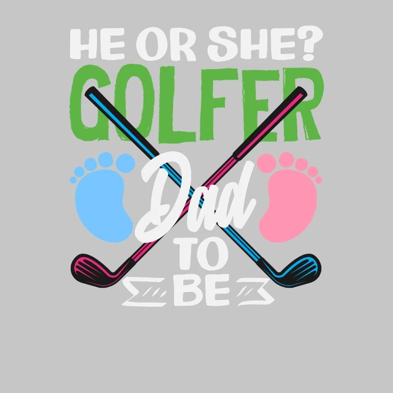 Er Oder Sie Golfer Papa Gender Reveal