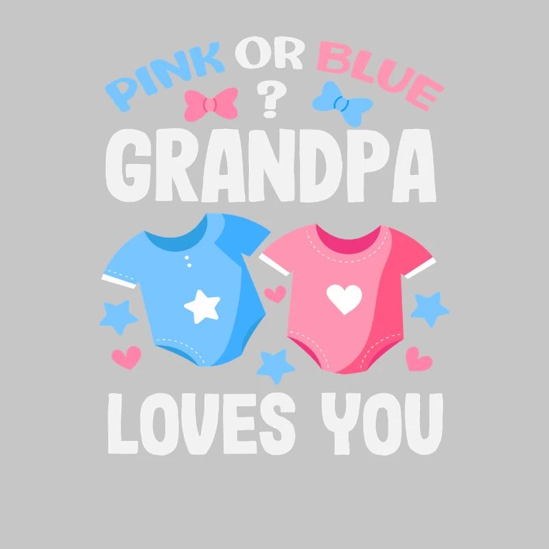 Pink Oder Blau Opa Liebt Dich Reveal