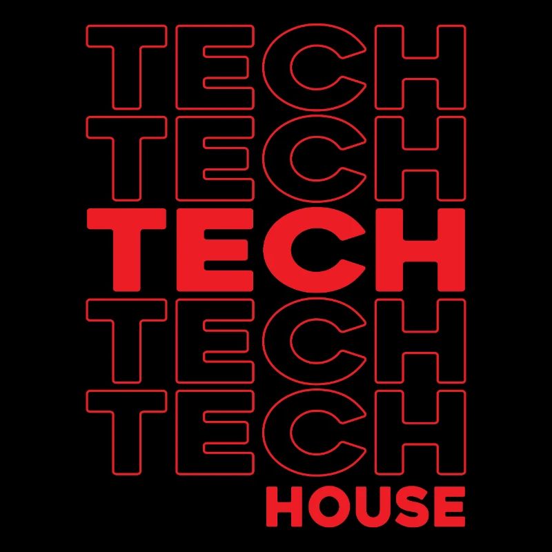 Tech House Neon-Stacks