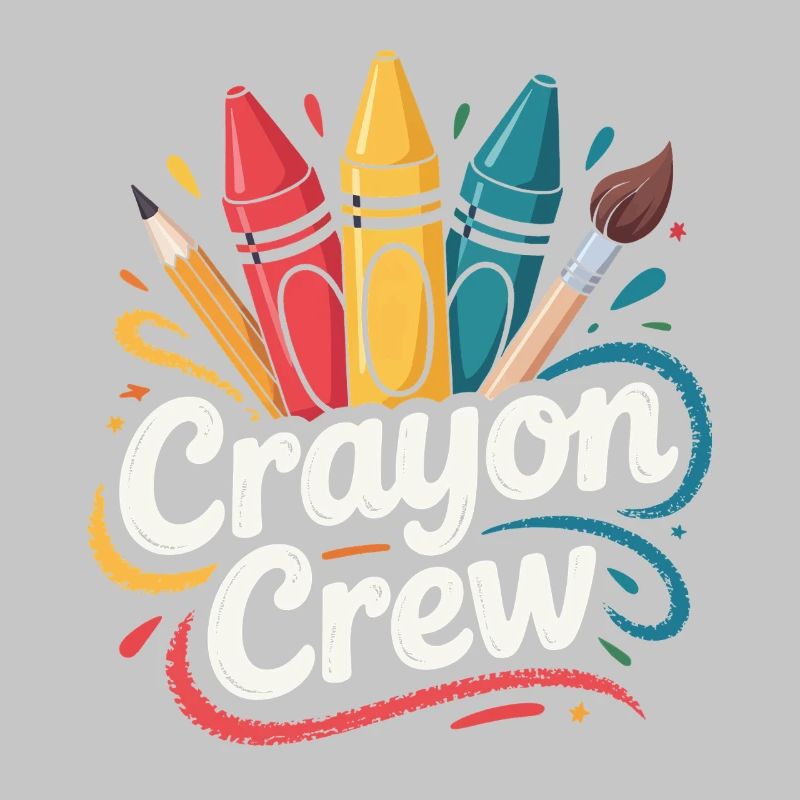 Explosion de couleurs de l’équipe Crayon