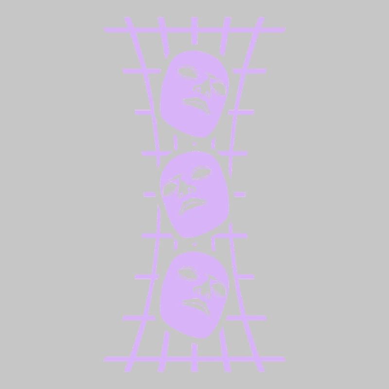 Masks Grid Abstract Art