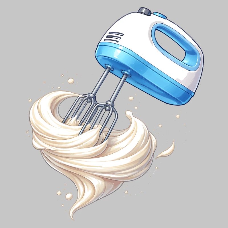 Conception de la batteuse à main à la crème fouettée