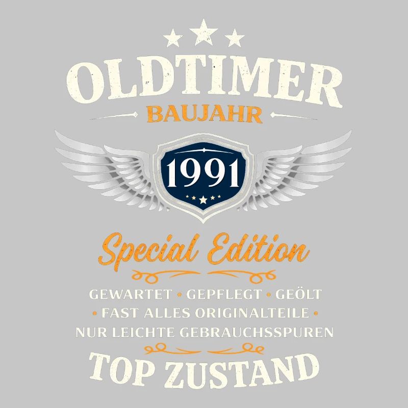 35. Geburtstag Geschenk Mann Oldtimer Vintage 1991