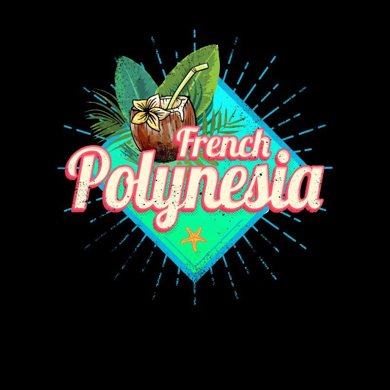 French Polynesia in the Pacific Island Souvenir