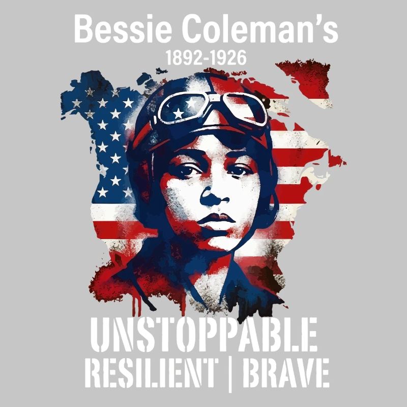 Bessie Coleman Mutig Luftfahrtpionierin
