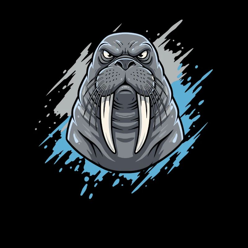 Morse en couleur splash