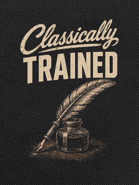 Classically embossed: quill & ink