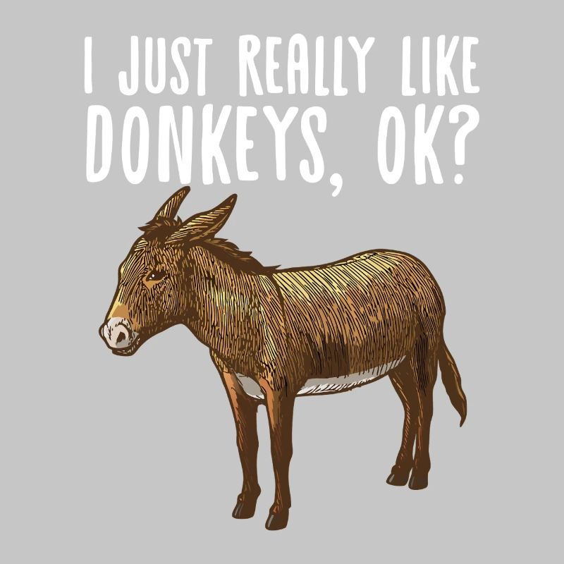 Whimsical Donkey Graphic Tee