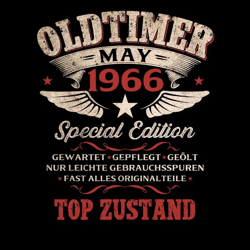 60. Geburtstag Geschenk Mann Oldtimer Mai 1966