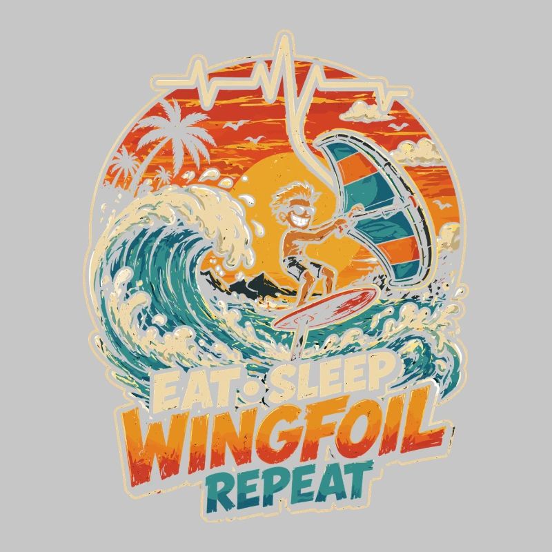 Wingfoil Wave Rider Sunset