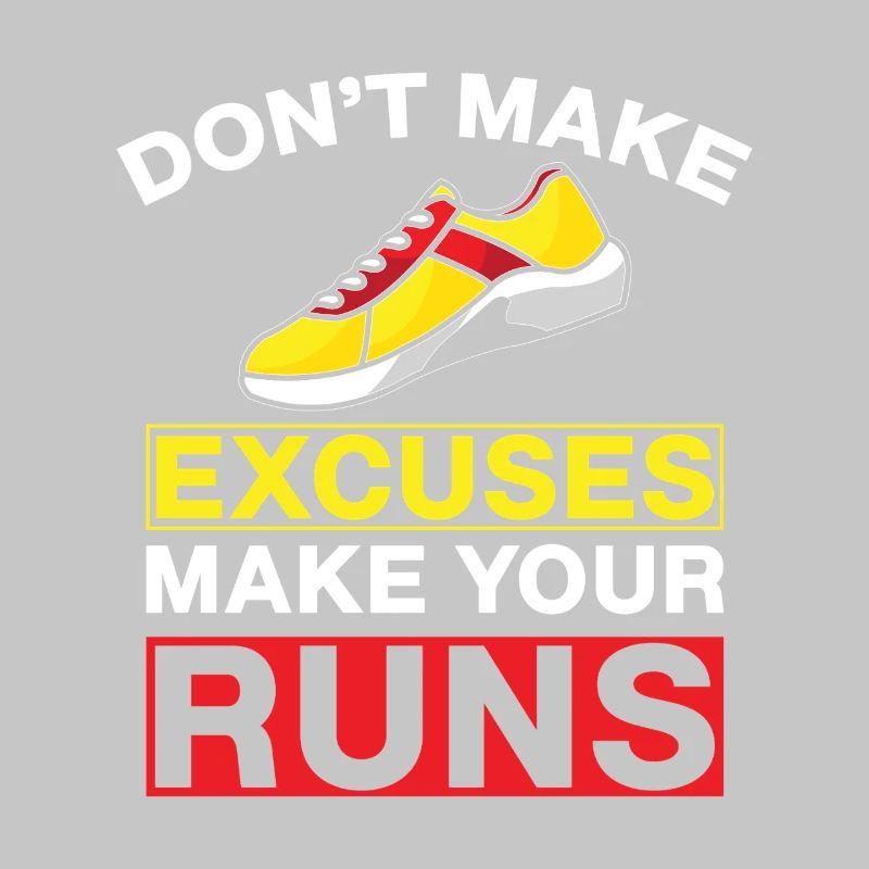 Running Don´t Make Excuses Marathon Runner Gift
