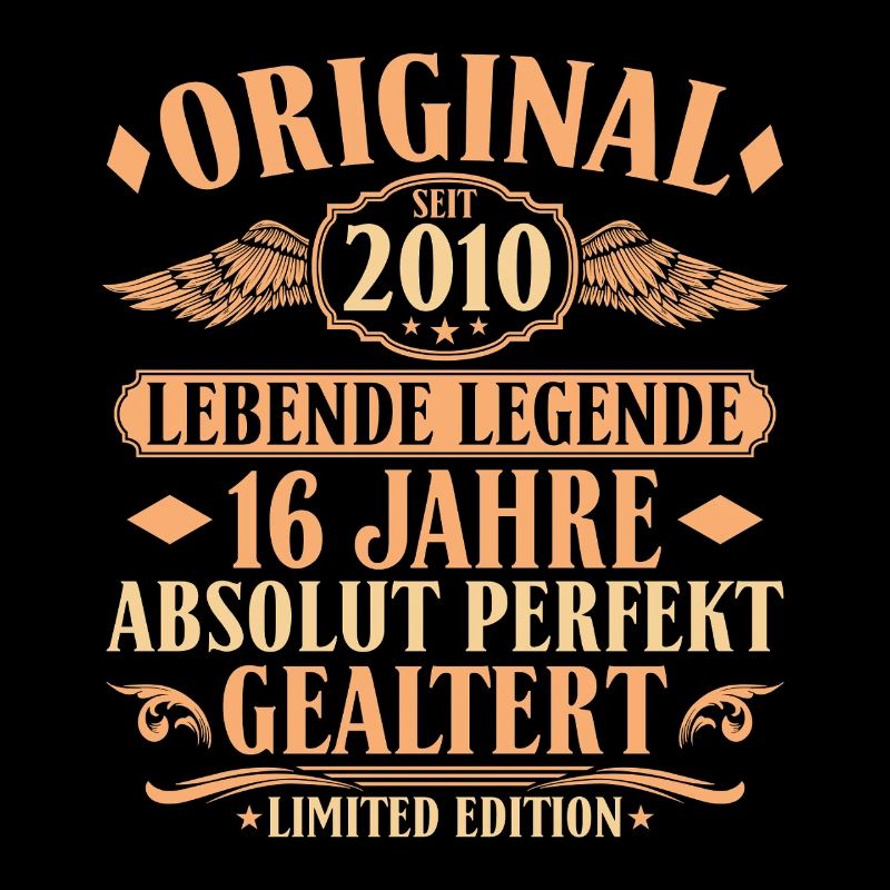 Original seit 2010 - 16. Geburtstag Geschenkidee