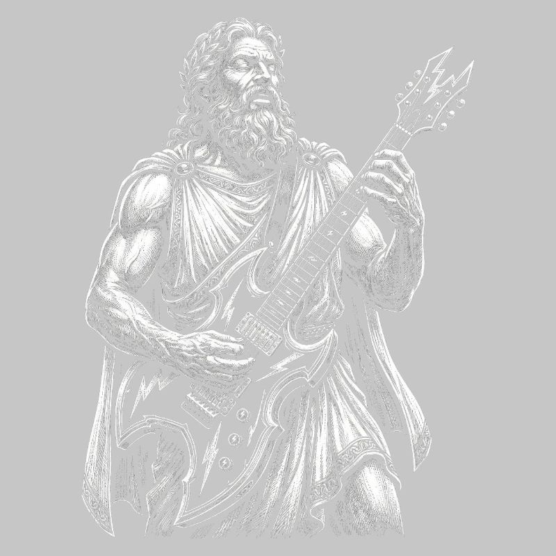 Zeus plays guitar