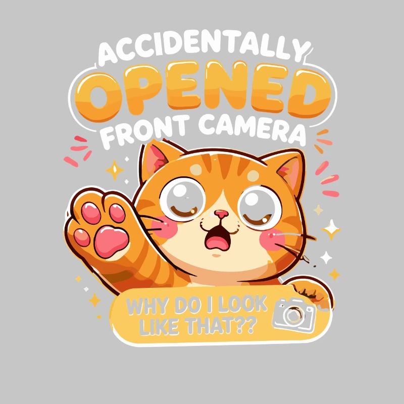 Chat caméra frontale ouvert accidentellement