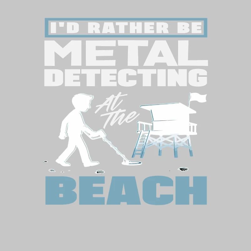 Prefer Probing On The Beach Metal Detector