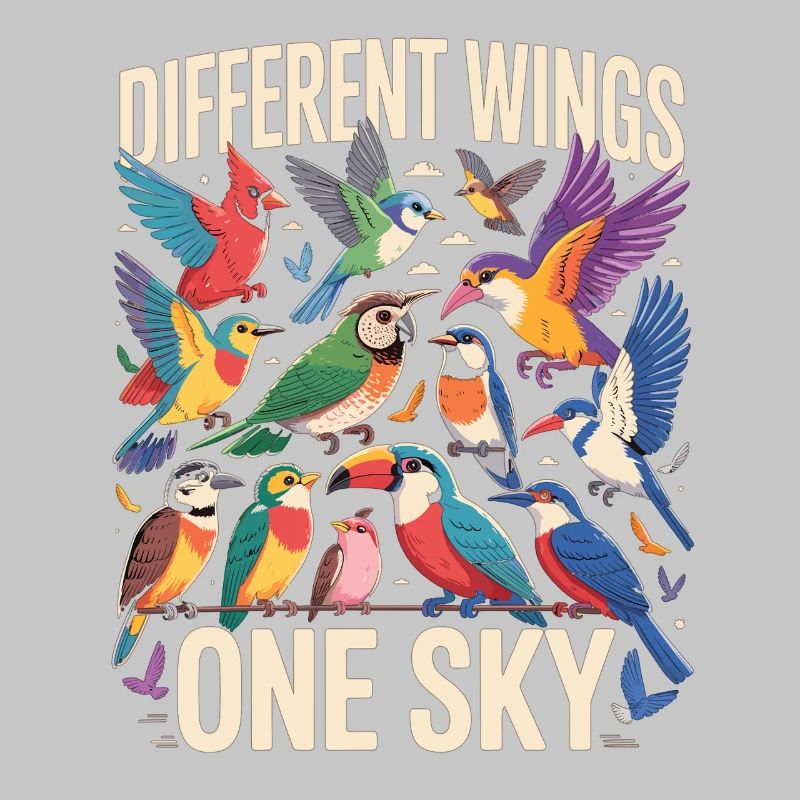 Ailes différentes, un oiseau du ciel