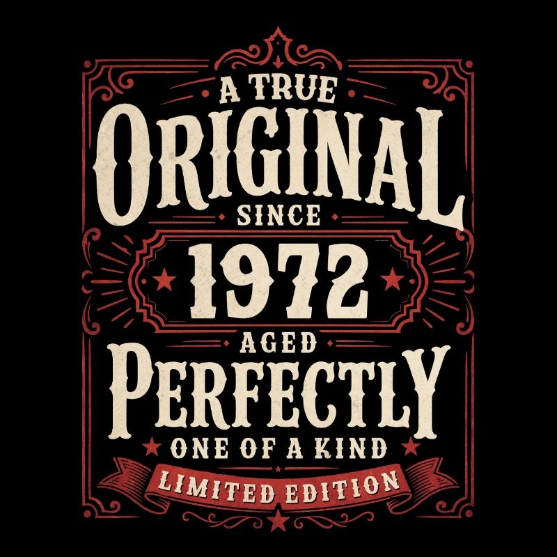 54th Birthday Gift Original Vintage 1972